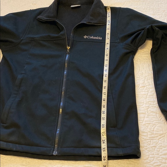 Columbia Soft Shell Fleece Lined Black Jacket | Men’s Small - Picture 8 of 8